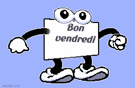 Gif animé Bon vendredi carte